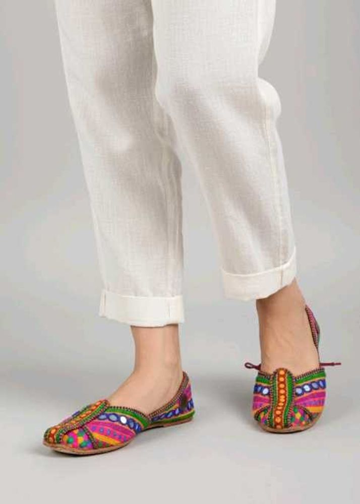 Colorful Ethnic Flats