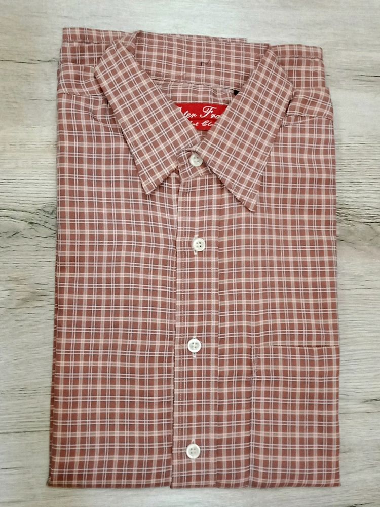 Peter France Brand Men Shirt Size 42