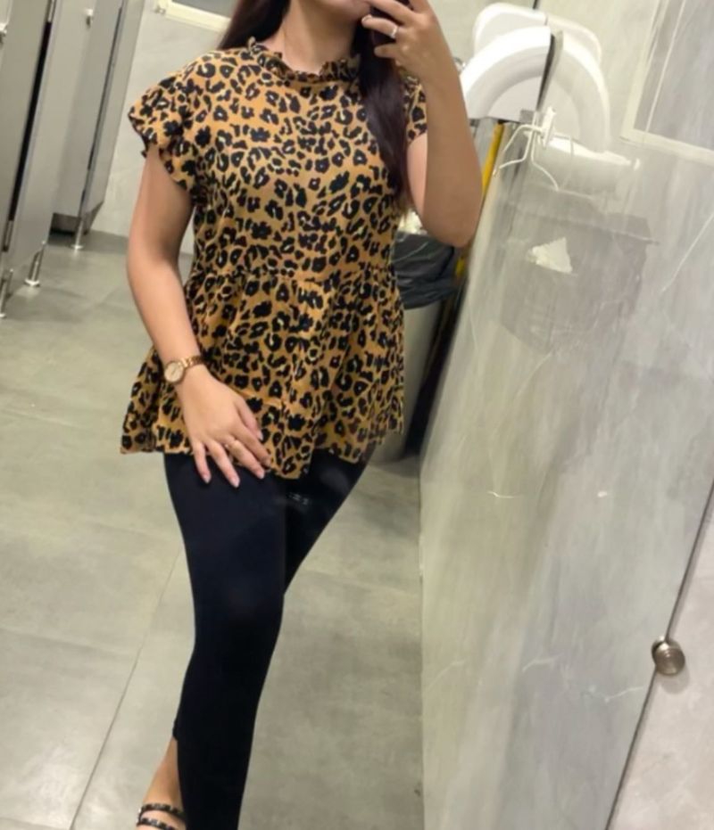 Animal Print Top