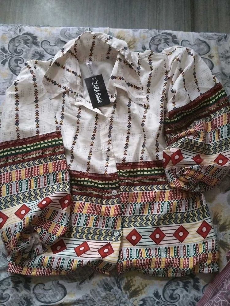 Boho Print Top