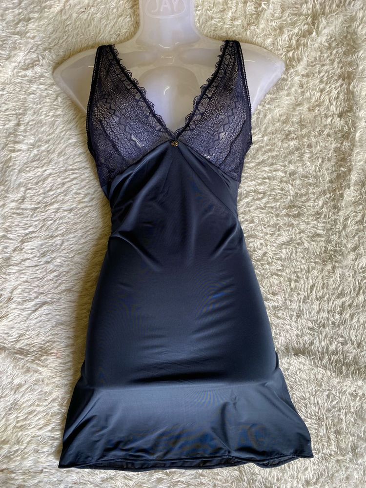 Wonderbra Lace Detail Slip Dress