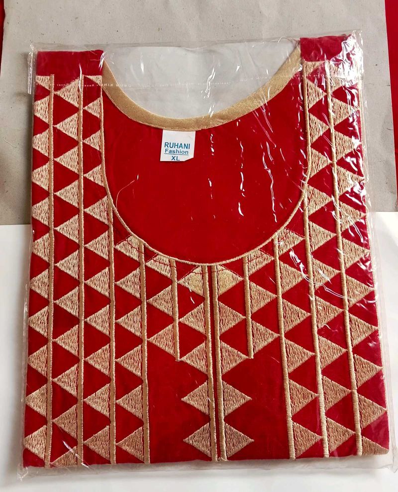 Cotton Rich Embroidered Women&#39;s Kurta_NEW