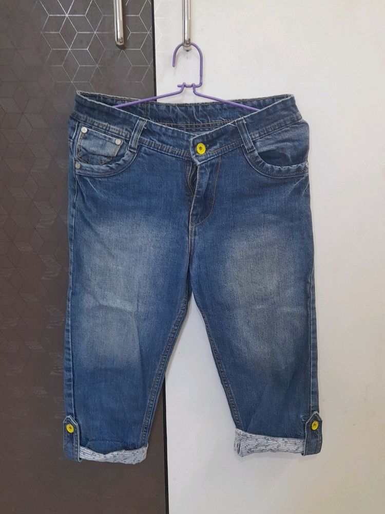 Girls Half Jeans