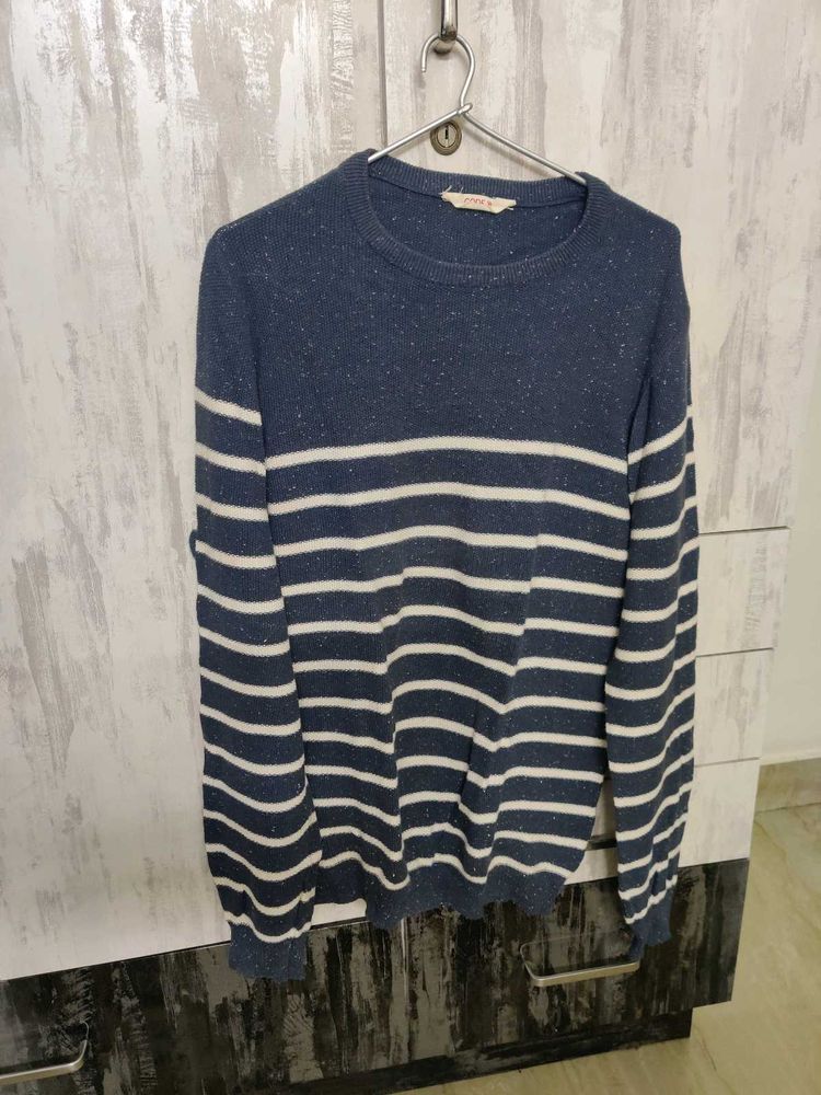 Striped Crew Neck Sweater