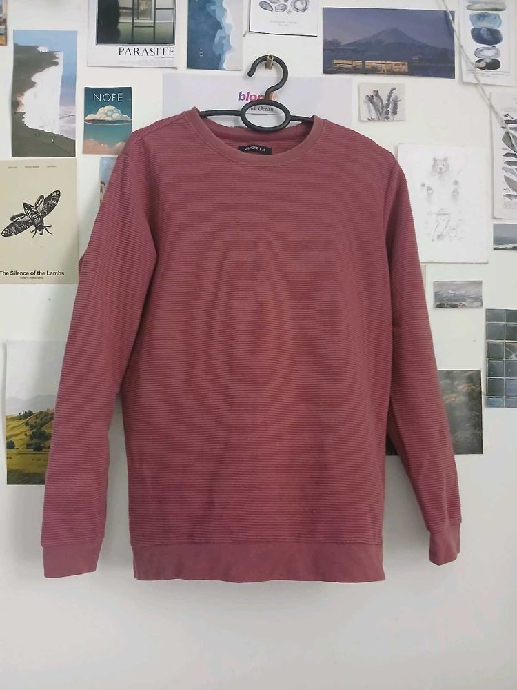 Burgundy Pullover Sweater