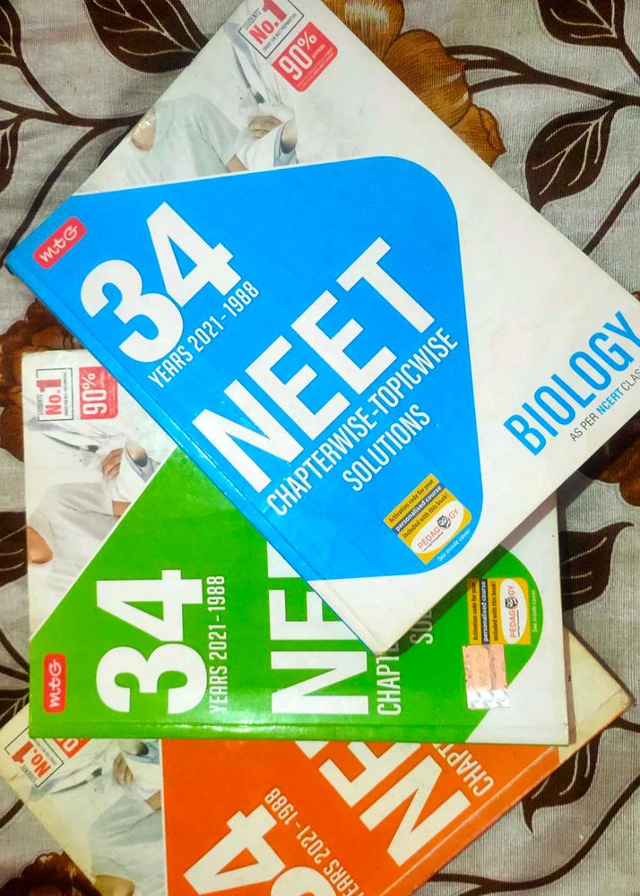 NEET Prep Book-34 Yr Solved MTG &amp; Biology Exampler