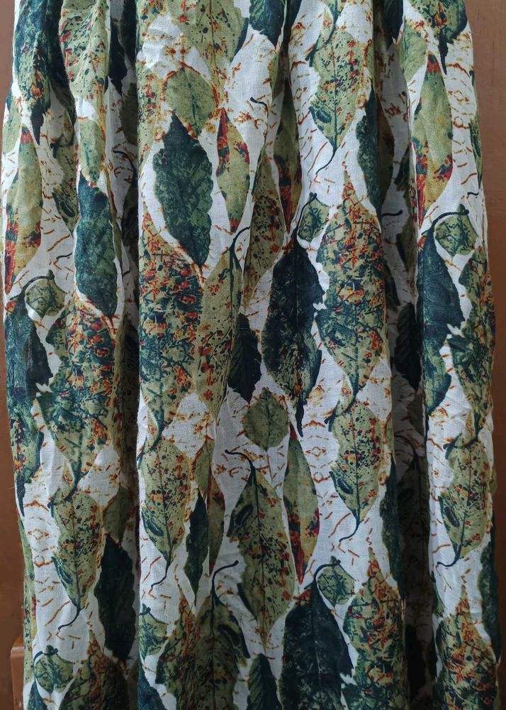 Leaf Print Scarf
