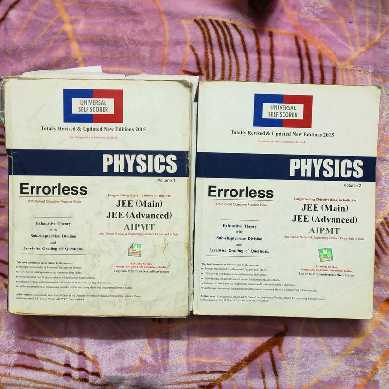 Errorless Physics 2015 Edition | Vol 1+2