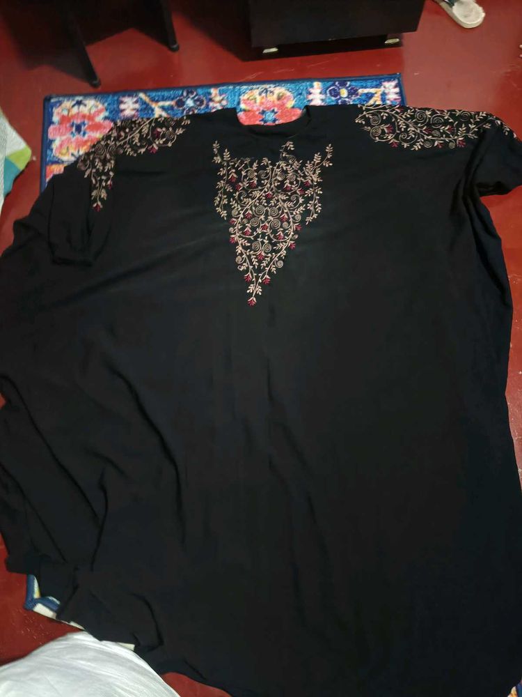 Black Abaya Daily Wear Looks New In Free Size