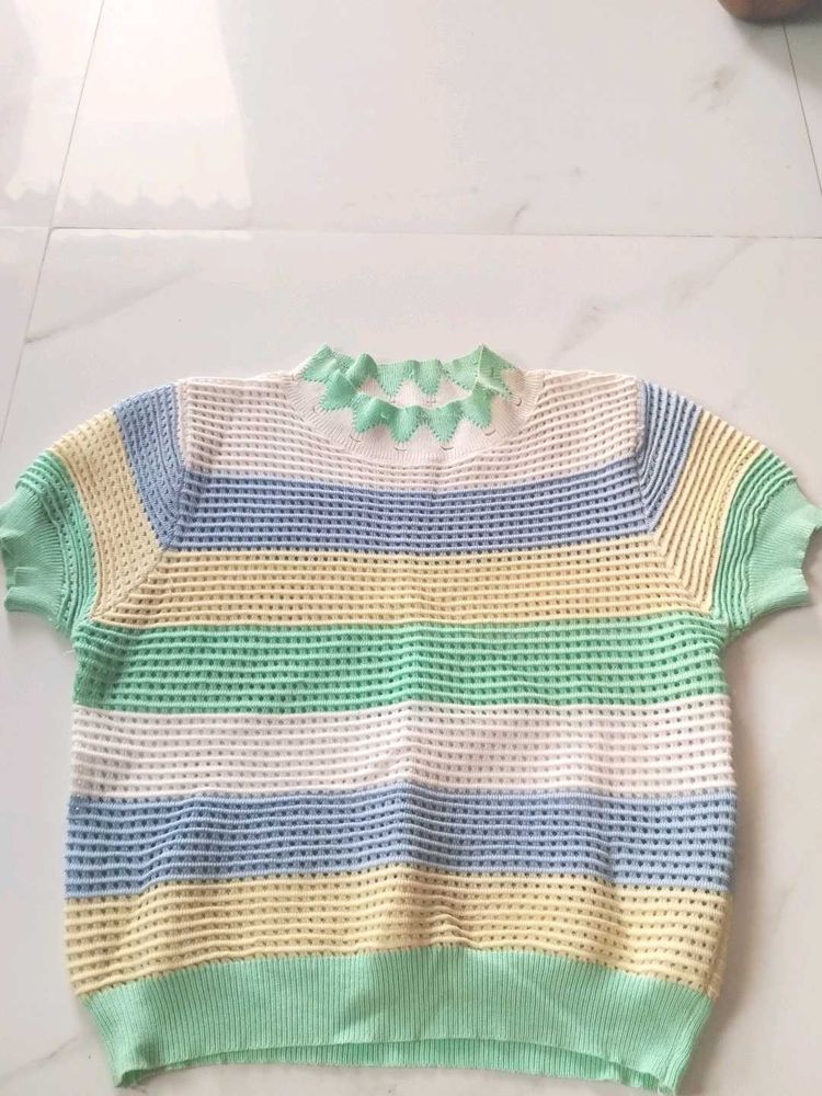 Striped Knit Top