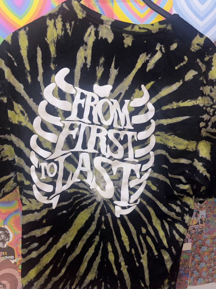 Snitch Oversized Back Print Tie dye T-shirt
