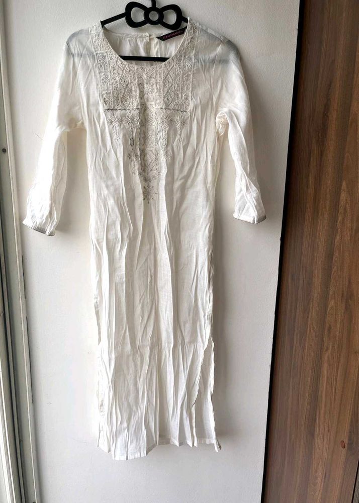 Elegant White Kurta