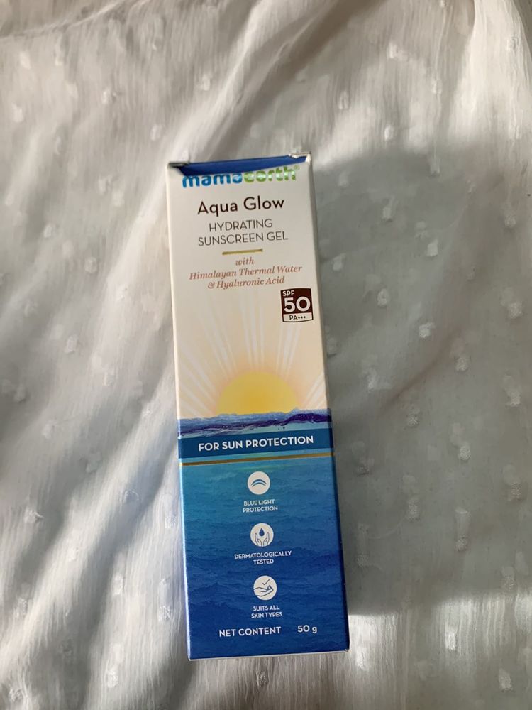 Mamaearth Aqua Glow Sunscreen
