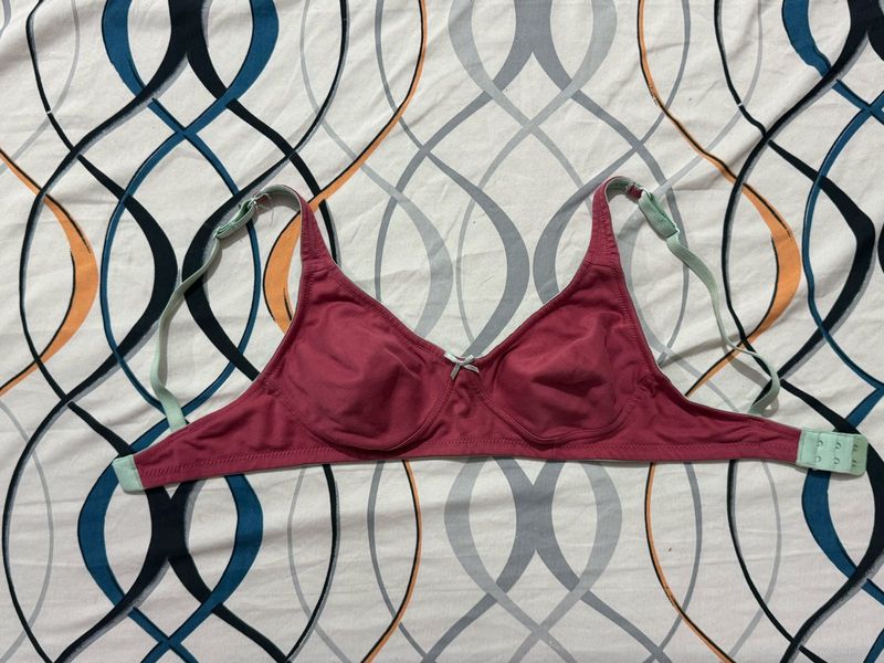 Comfortable Maroon Bra