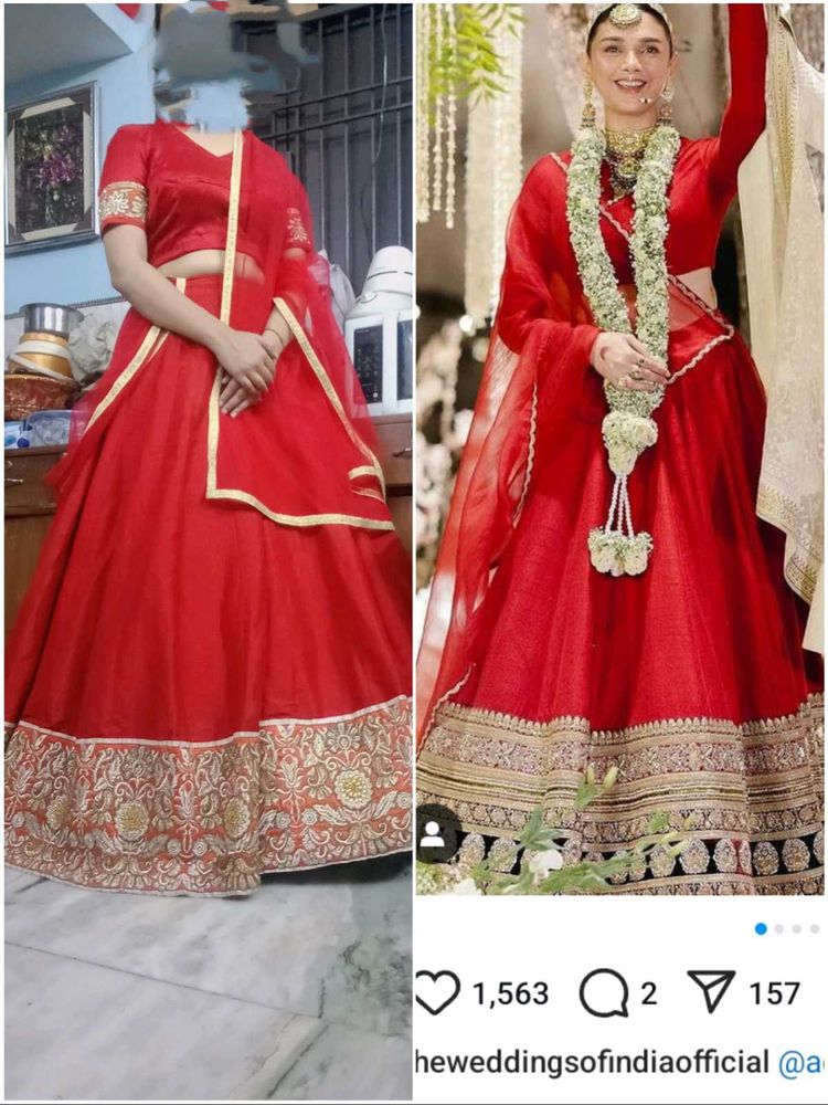 Red Lehenga Choli ❤️