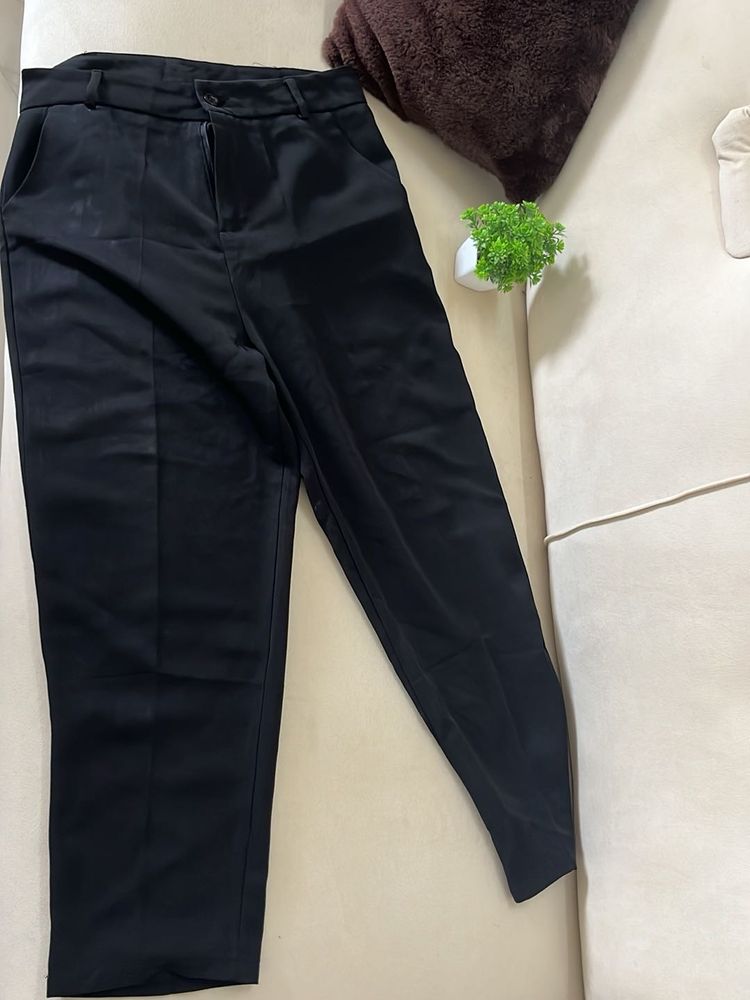 Black Straight Leg Pants
