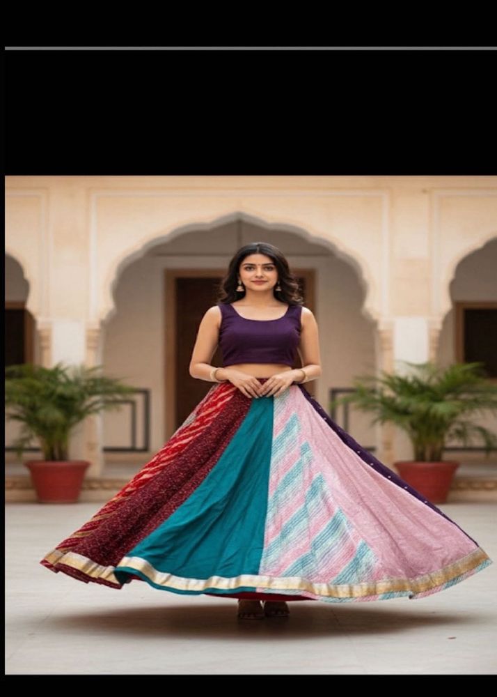 Colorful Ethnic Skirt