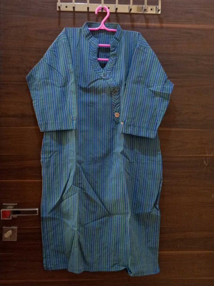 Straight Fit Khadi Kurta For Female