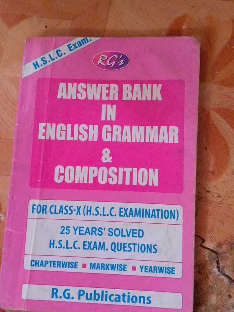 English Grammar Answer Bank