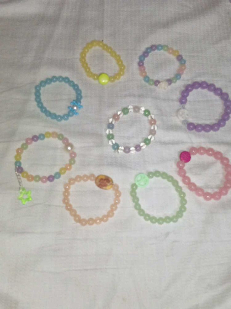 Beaded Bracelet Set 9colour Ful Combo