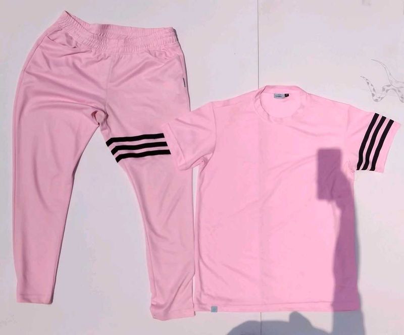 Pink Tracksuit Set
