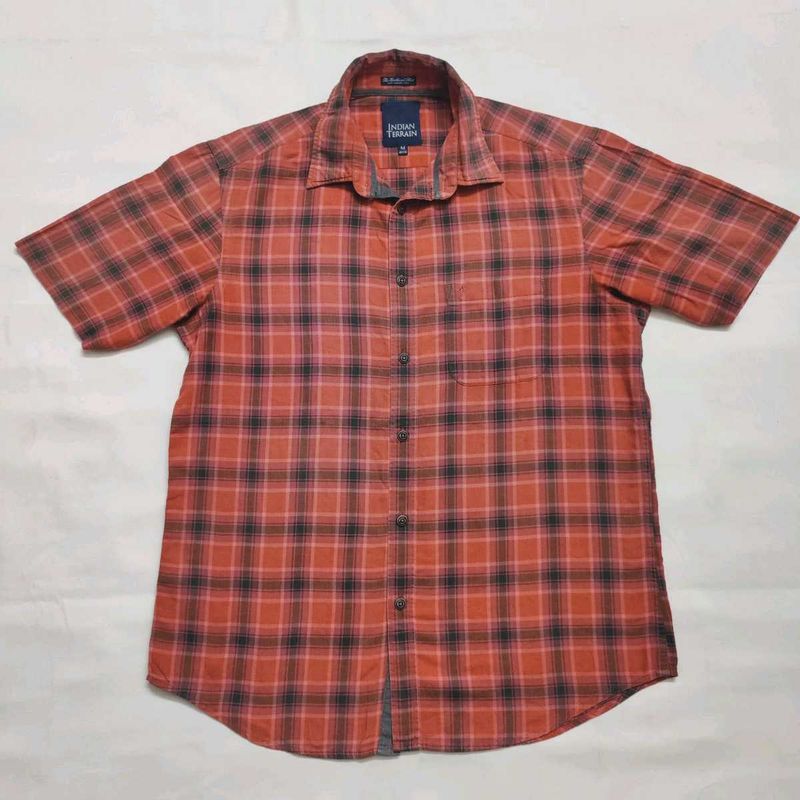Indian Terrain Plaid Shirt - 36