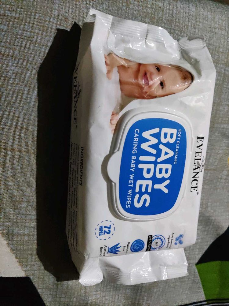 Evelance Baby Wipes (72 Count)