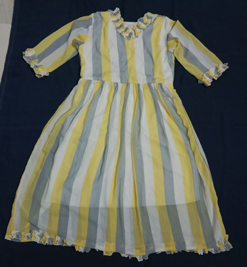Yellow Stripped Dress