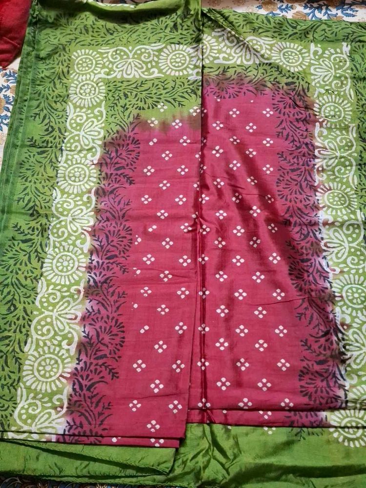 modal silk saree with blouse