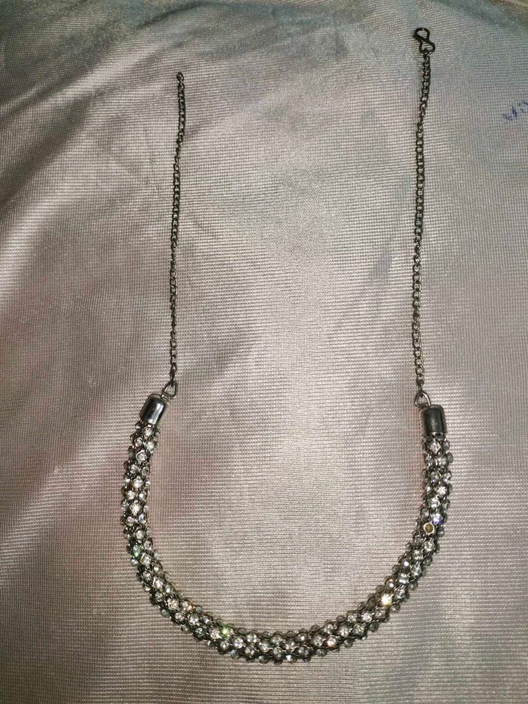 Sparkling Silver Necklace