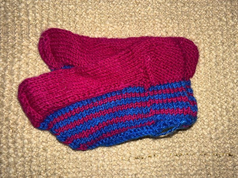 Handmade Knitted Kids Socks