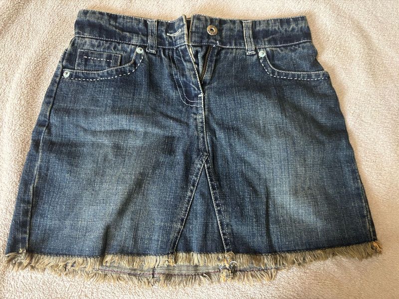 Denim Short Skirt
