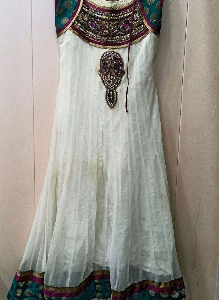 White Ethenic Kurti (Women)