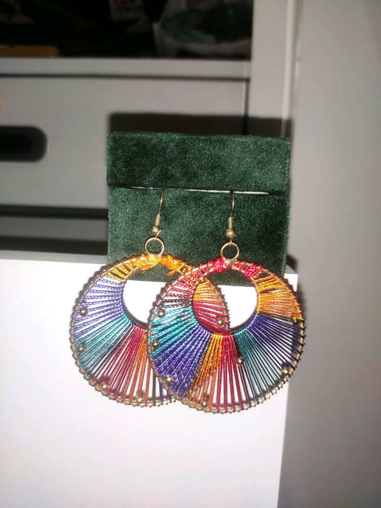 &#34;Radiant Gemstone Earrings&#34;