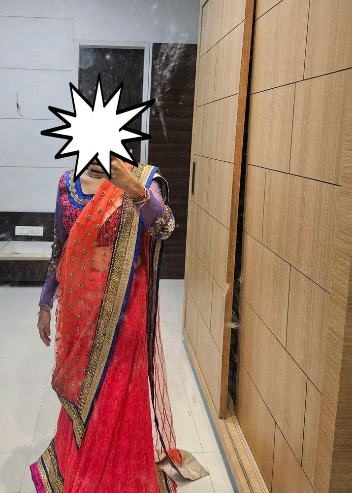 Gorgeous Evergreen lakhnavi Lehenga Choli Set