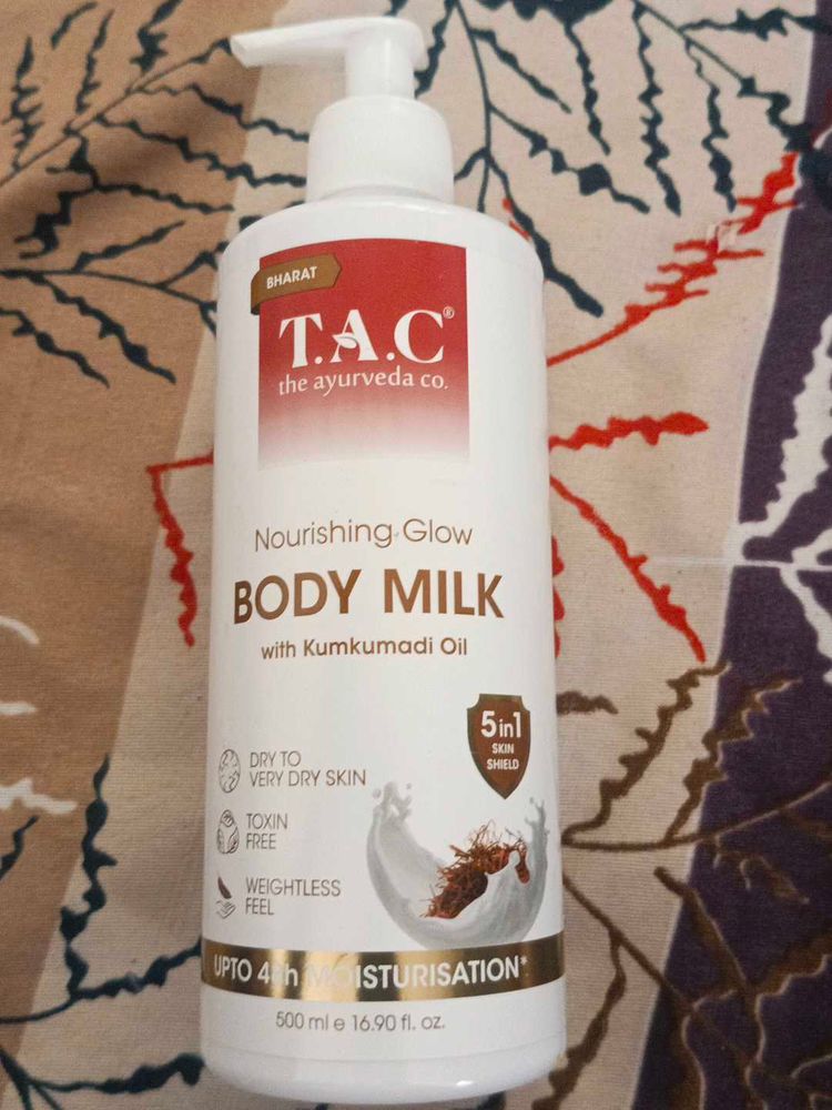 T.A.C Body Milk Kumkumadi Oil