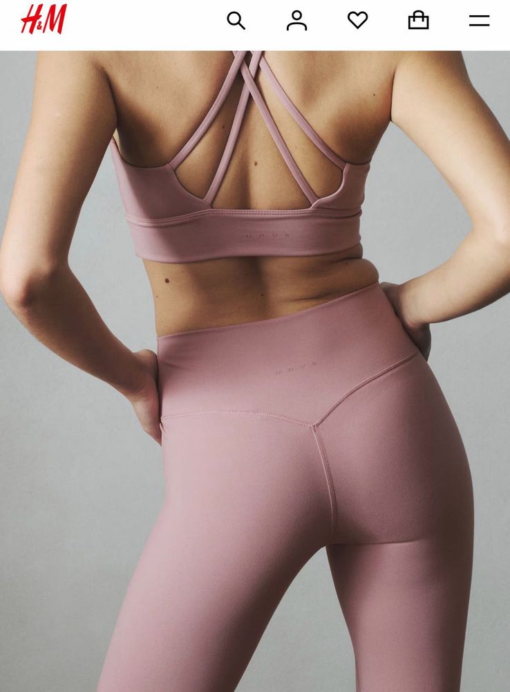 H&amp;M Lilac Thermal Leggings