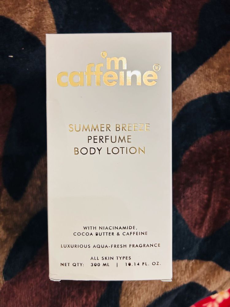mCaffeine Summer Breeze Lotion