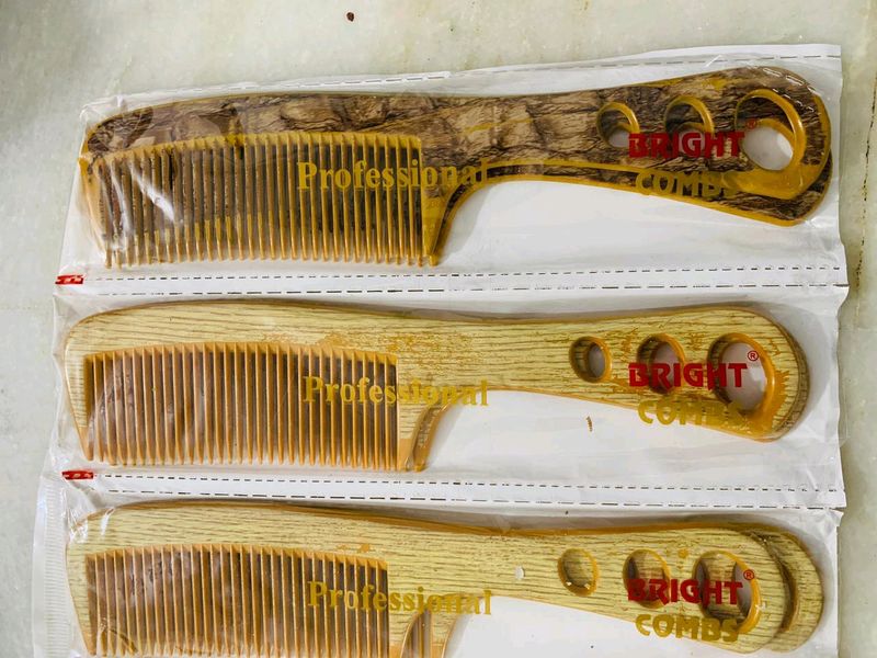 New Packed Comb Set Of 6