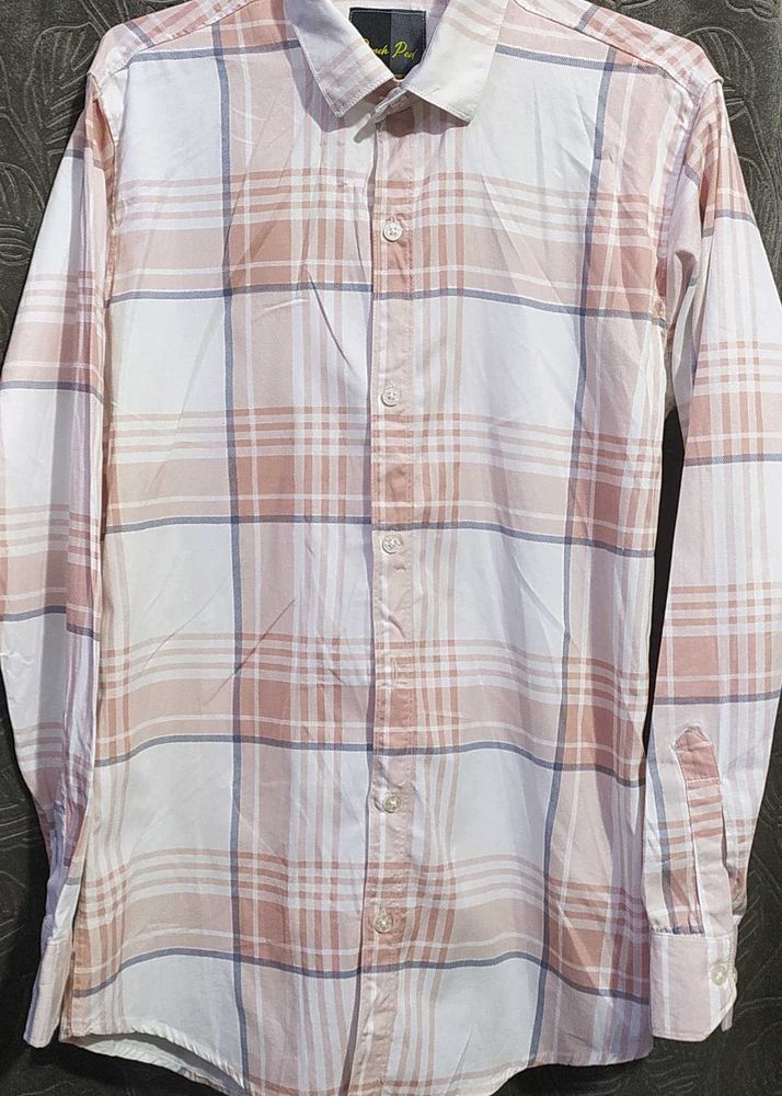 Men’s Cotton Checked Casual Shirt Classic Comfor