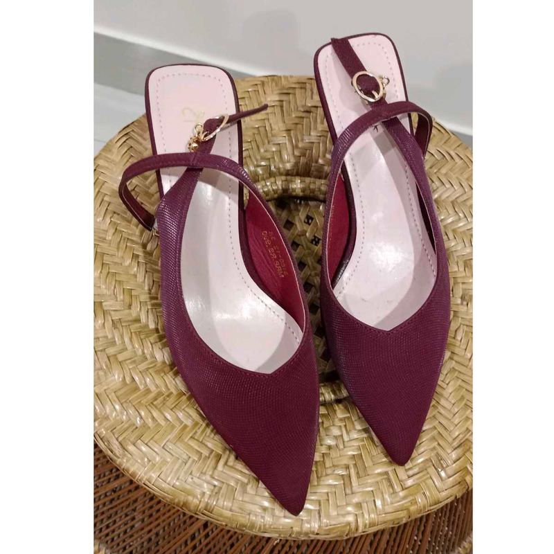 Burgundy Heels