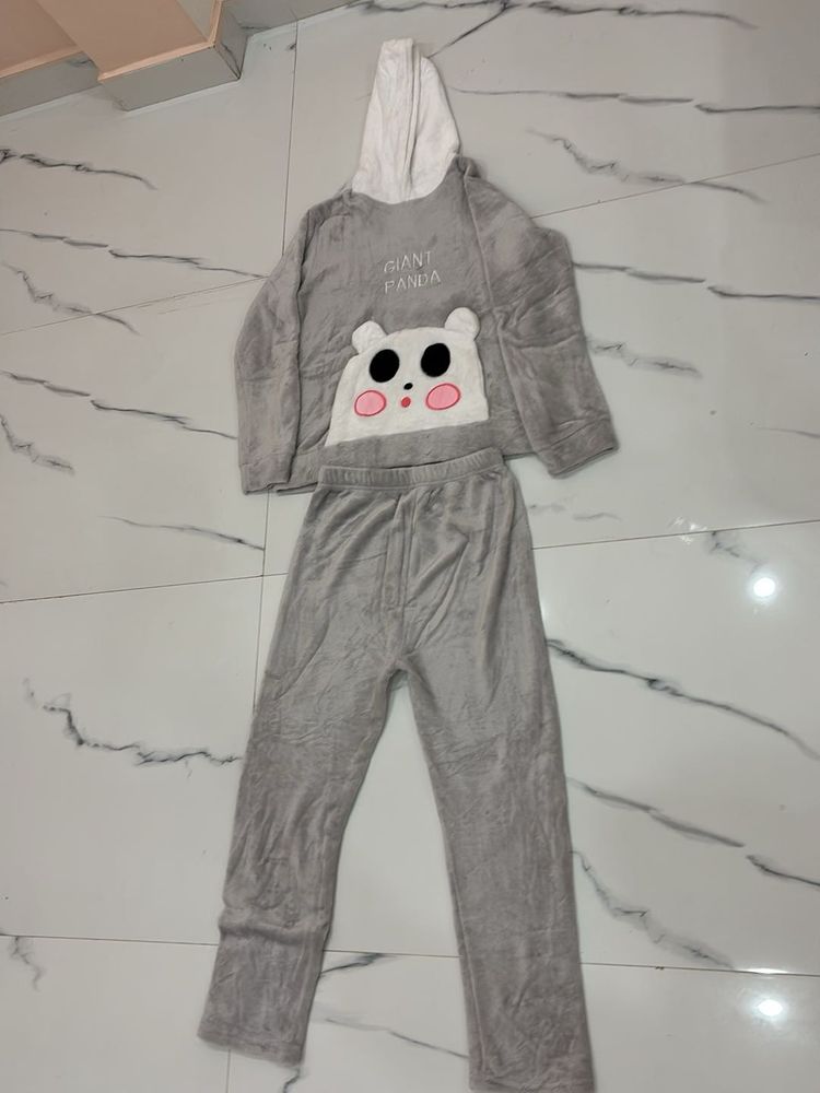 Cute Panda Pajama Set