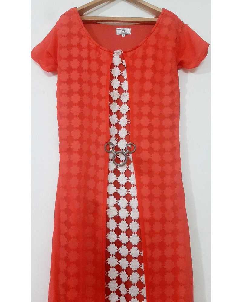 Pretty Coral Long Maxi Dress