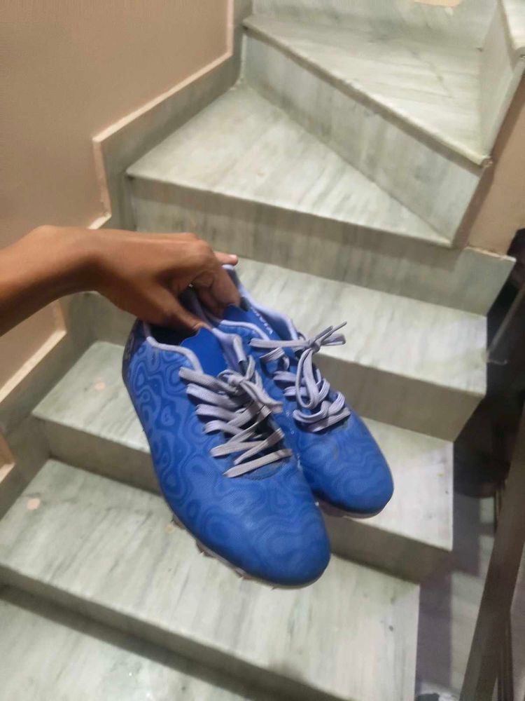 Blue Football Cleats