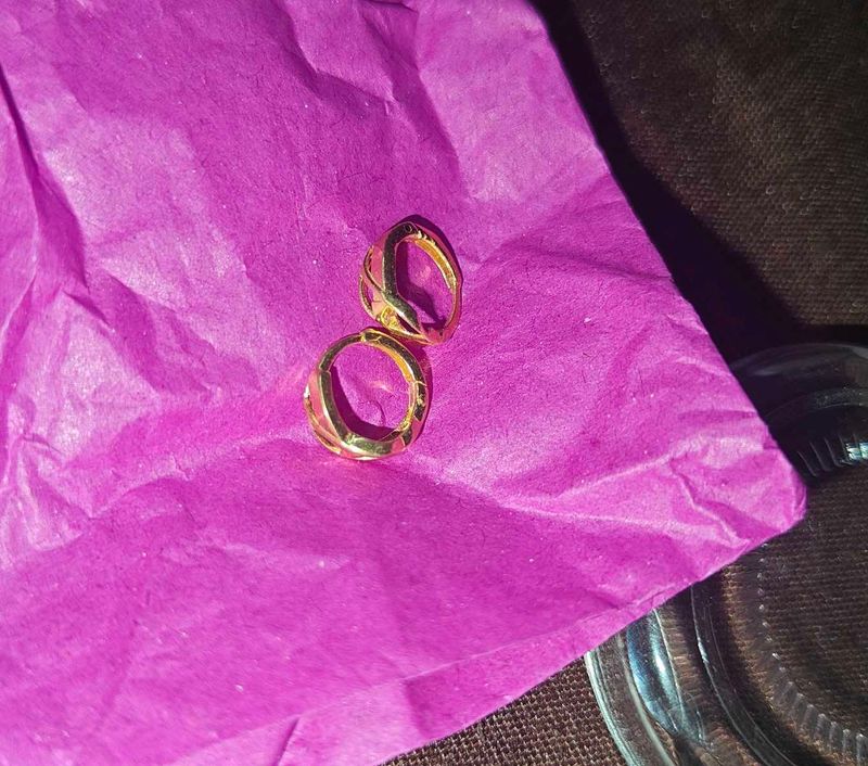 real Gold Hoop Earrings