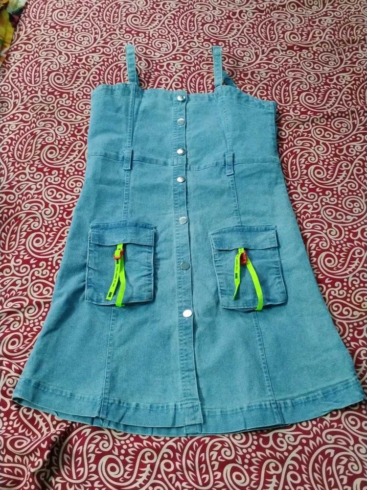Women Denim Dungree