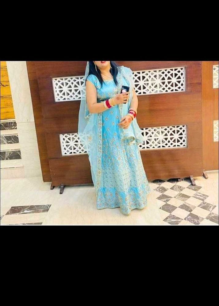 Elegant Blue Lehenga Choli