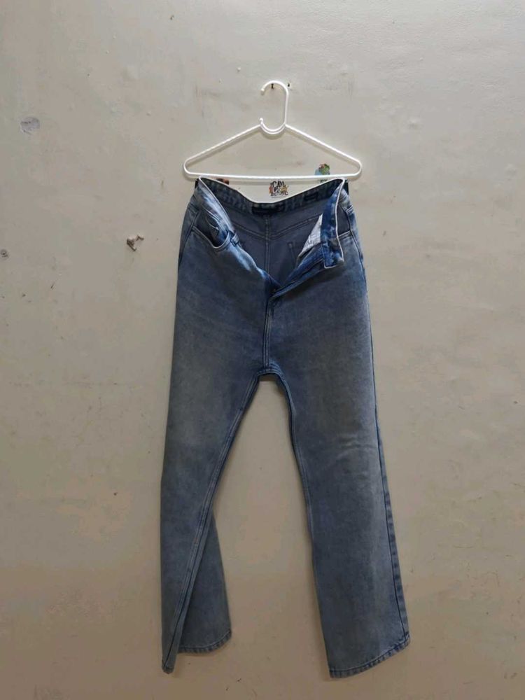 Light Wash Flare Leg Jeans