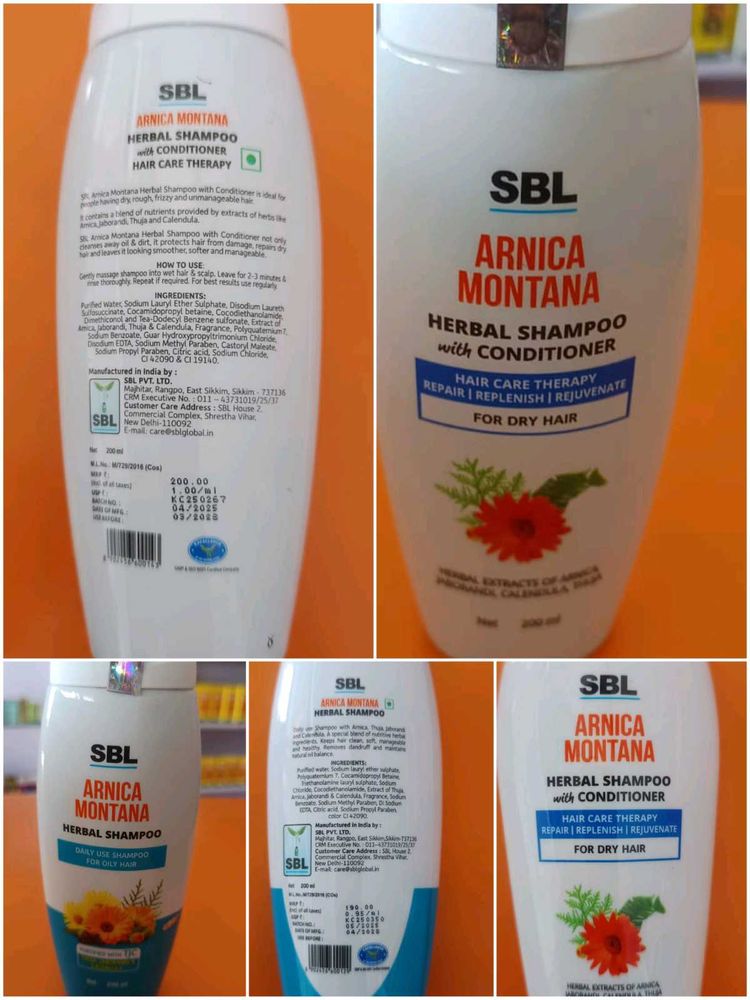 Arnica Shampoo And Conditioner