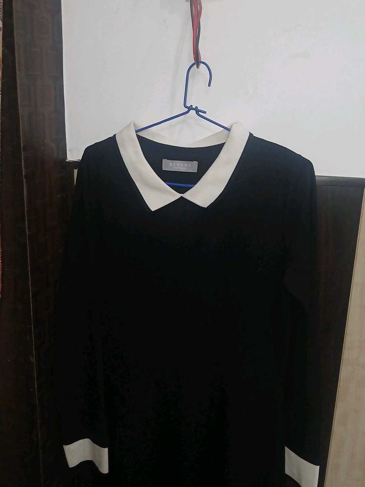 Made In Korea Black Midi Dress By BANANA
